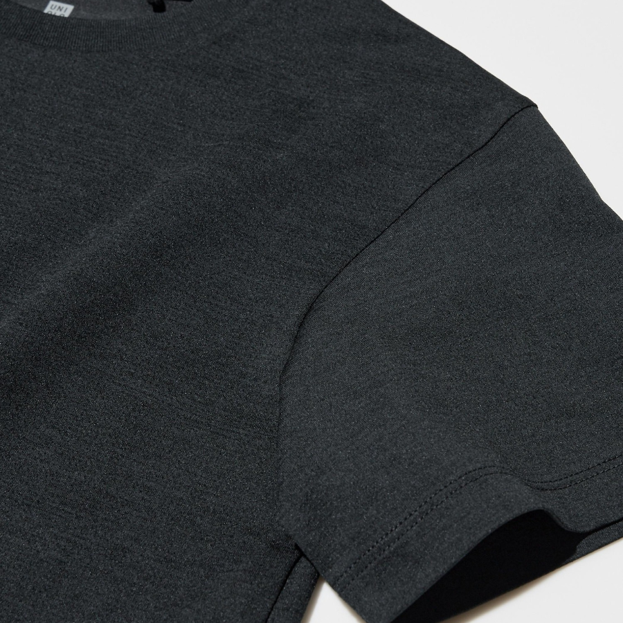 UNIQLO KIDS Ultra Stretch DRY-EX Crew Neck T (Short Sleeve) Solid