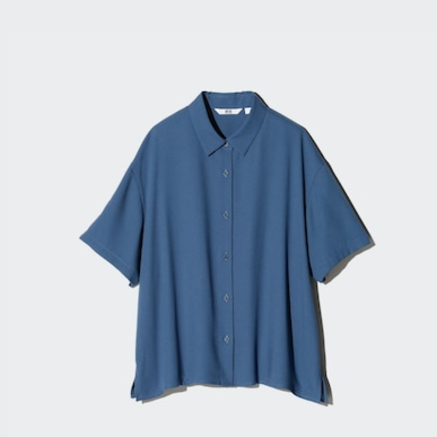 Uniqlo – блузка RAYON BLOUSE (SHORT SLEEVE)