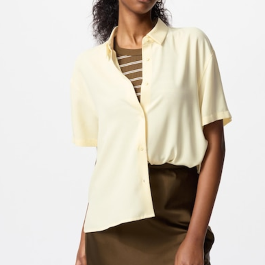 Uniqlo – блузка RAYON BLOUSE (SHORT SLEEVE)