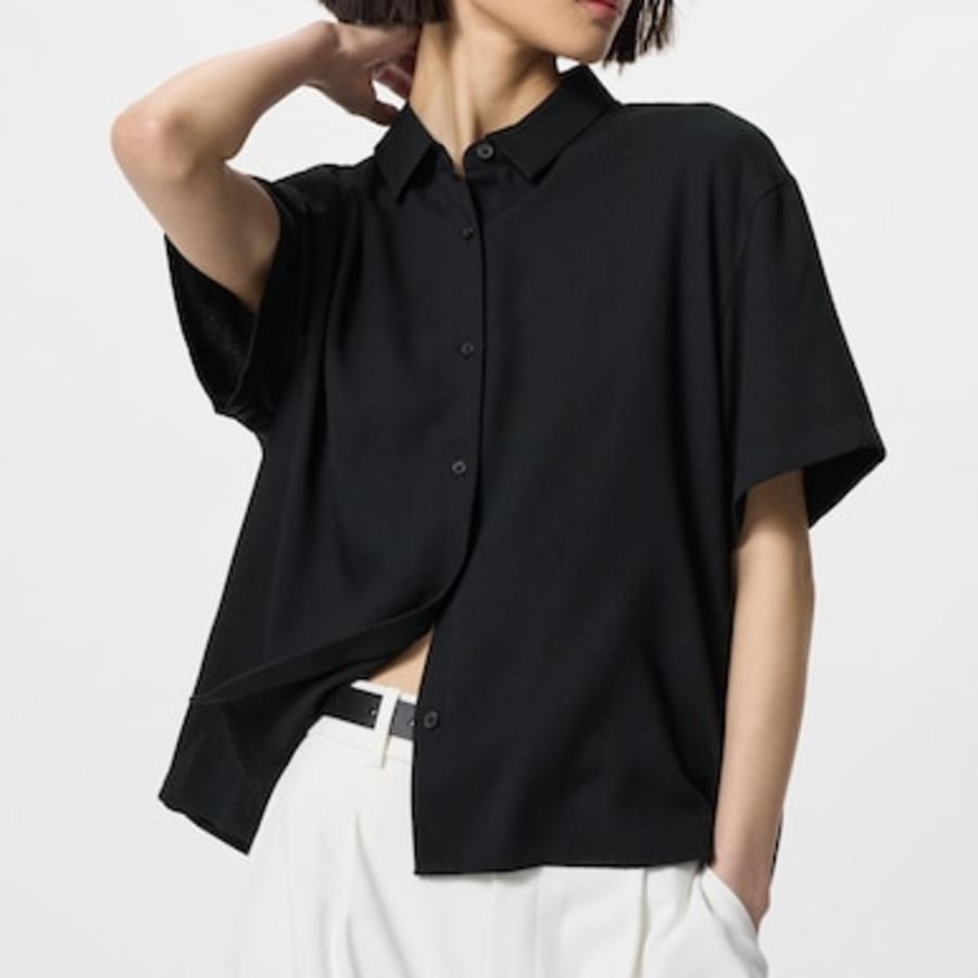 Uniqlo – блузка RAYON BLOUSE (SHORT SLEEVE)
