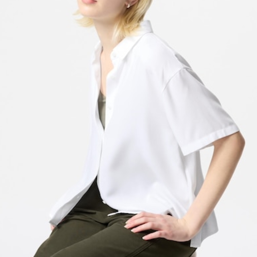 Uniqlo – блузка RAYON BLOUSE (SHORT SLEEVE)
