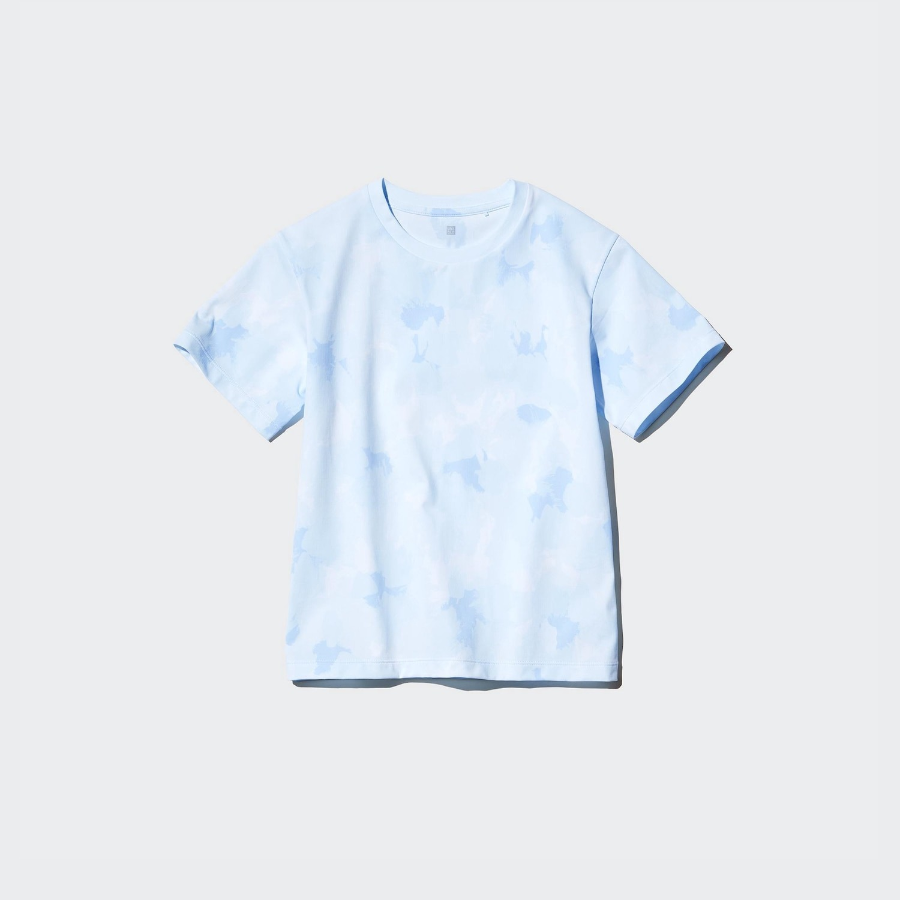 UNIQLO KIDS DRY-EX Crew Neck T (Print) B