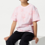 UNIQLO KIDS DRY-EX Crew Neck T (Print) B
