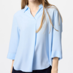 Uniqlo – блузка RAYON SKIPPER COLLAR BLOUSE
