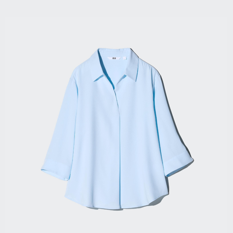 Uniqlo – блузка RAYON SKIPPER COLLAR BLOUSE