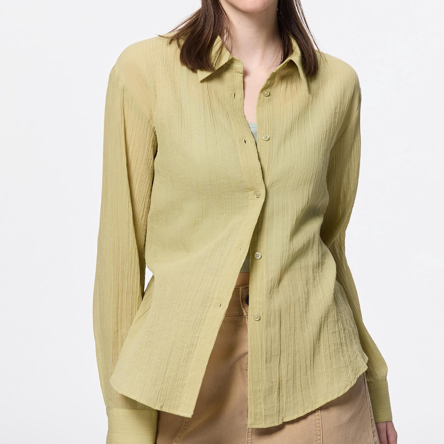 Uniqlo – рубашка GU TEXTURE SHEER SHIRT