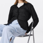 Uniqlo – рубашка GU TEXTURE SHEER SHIRT