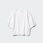 Uniqlo – блузка SEERSUCKER VOLUME BLOUSE (SHORT SLEEVE)