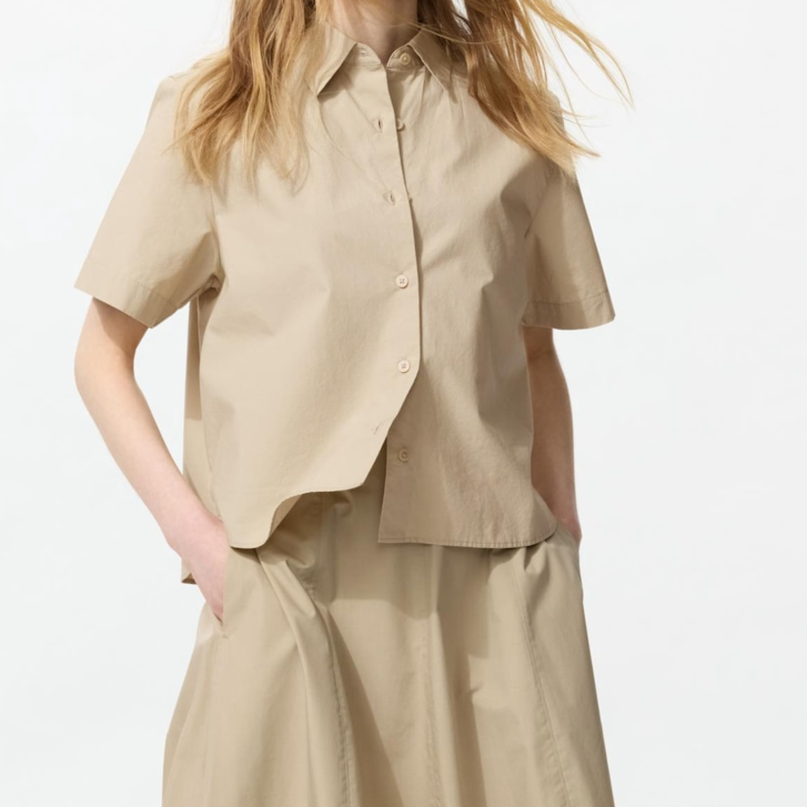 Uniqlo – рубашка COTTON SHORT SHIRT (SHORT SLEEVE)