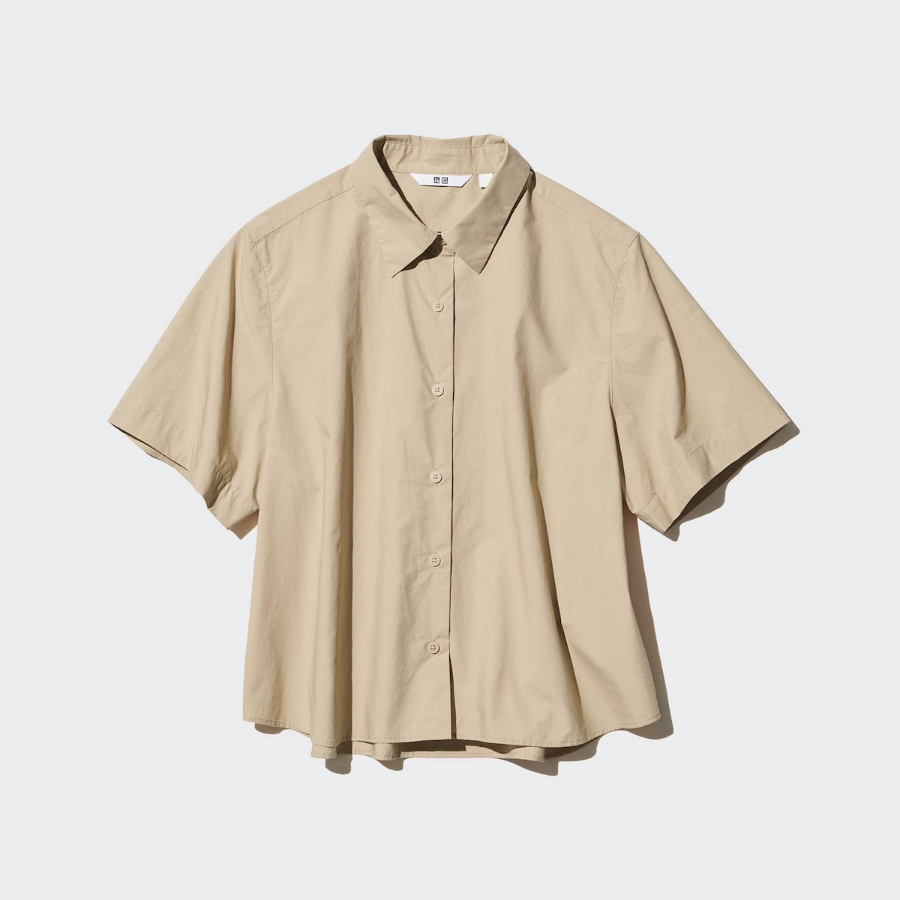 Uniqlo – рубашка COTTON SHORT SHIRT (SHORT SLEEVE)