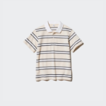 UNIQLO KIDS DRY Pique Stripe Polo Shirt (Short Sleeve)