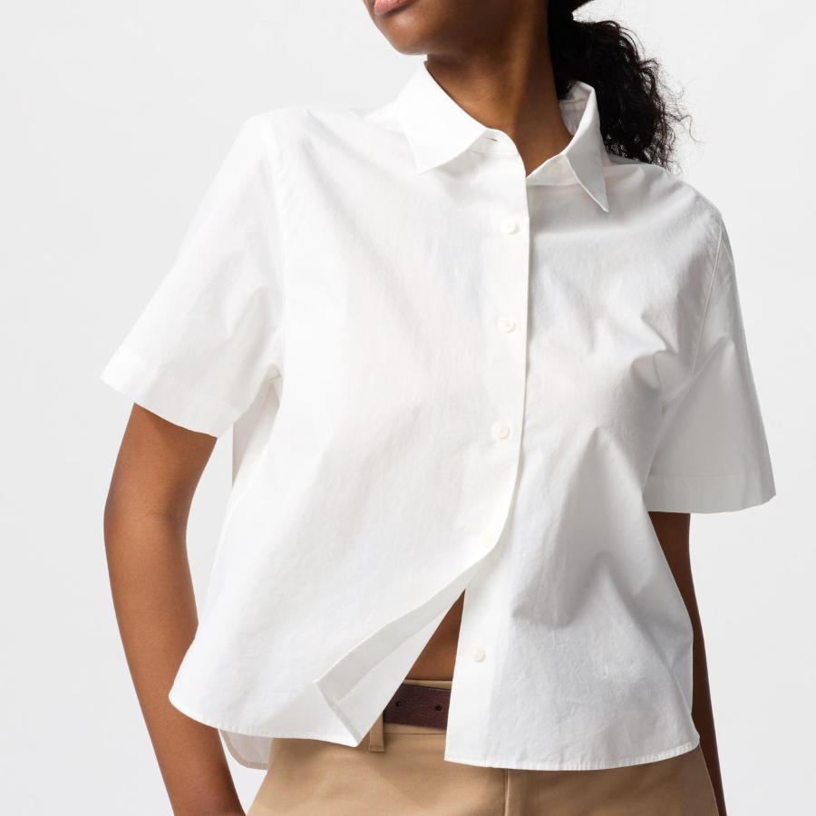 Uniqlo – рубашка COTTON SHORT SHIRT (SHORT SLEEVE)