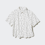 Uniqlo – рубашка COTTON SHORT SHIRT (SHORT SLEEVE, PRINT)