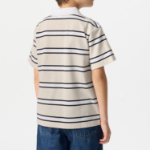 UNIQLO KIDS DRY Pique Stripe Polo Shirt (Short Sleeve)