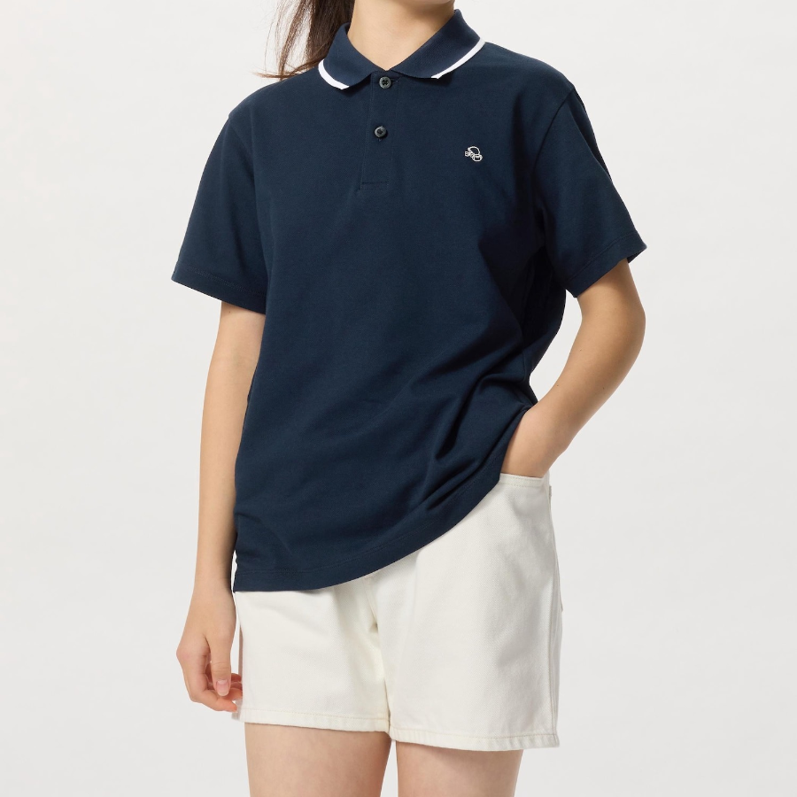 UNIQLO KIDS DRY Pique Polo Shirt (Short Sleeve) Embroidered