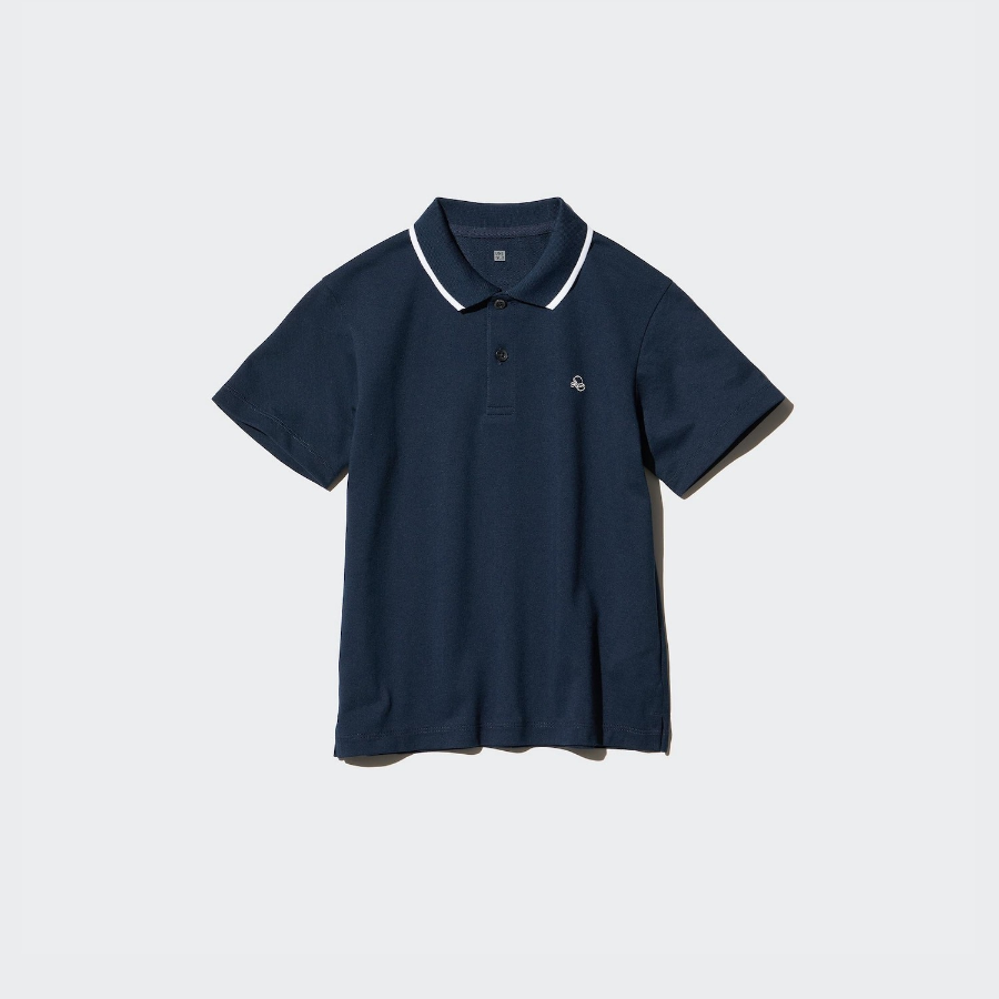 UNIQLO KIDS DRY Pique Polo Shirt (Short Sleeve) Embroidered