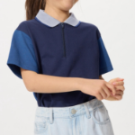 UNIQLO KIDS DRY Pique Polo Shirt (Short Sleeve) Color Block