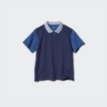 UNIQLO KIDS DRY Pique Polo Shirt (Short Sleeve) Color Block