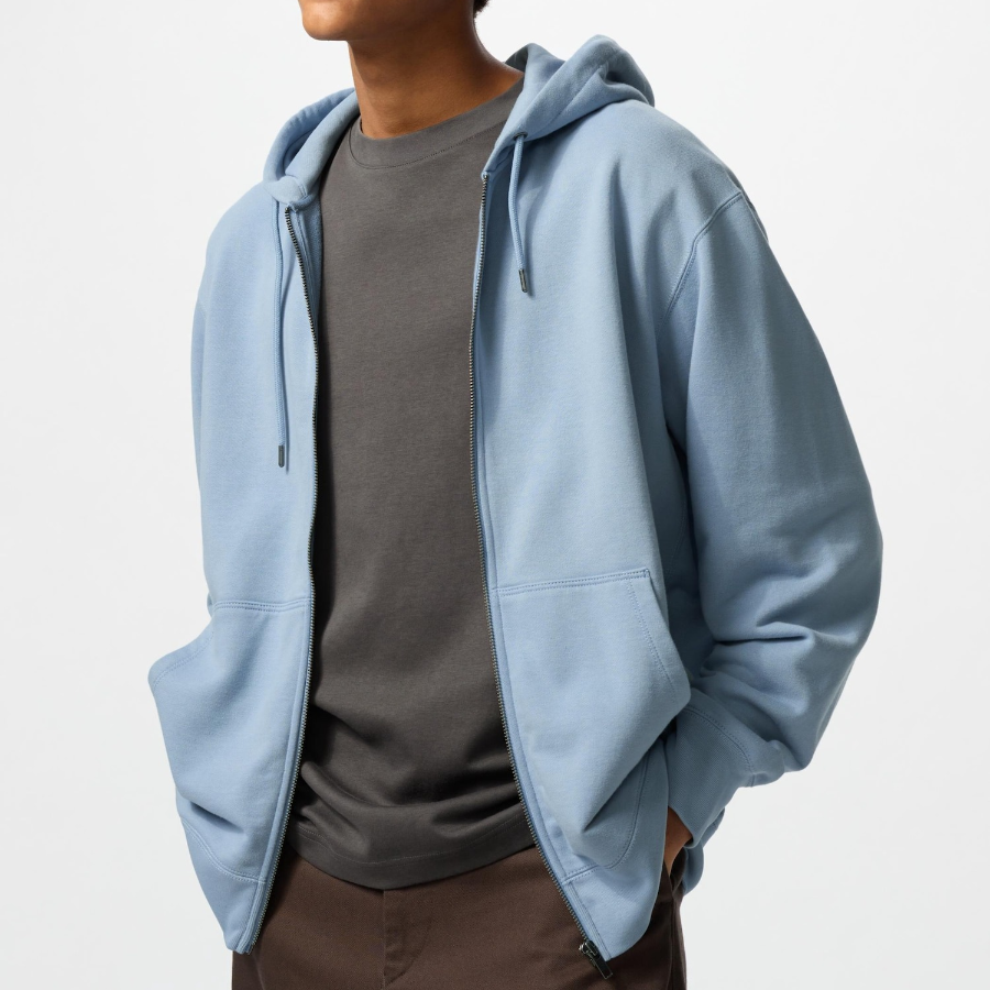 UNIQLO Sweat Full-Zip Parka