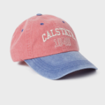 WHO.A.U Washed Colorblock Ball Cap