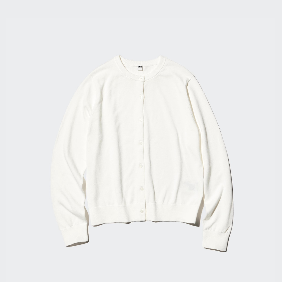 Uniqlo – кардиган UV PROTECTION Crew Neck (длинный рукав)