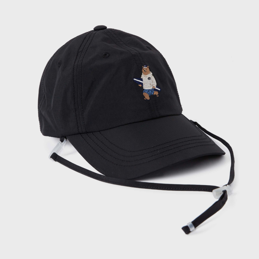 WHO.A.U Steve Nylon String Ball Cap[B]