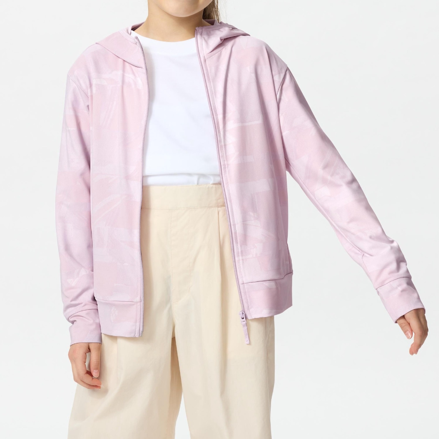 UNIQLO KIDS AIRism UV Protection Full-Zip Parka (Print)