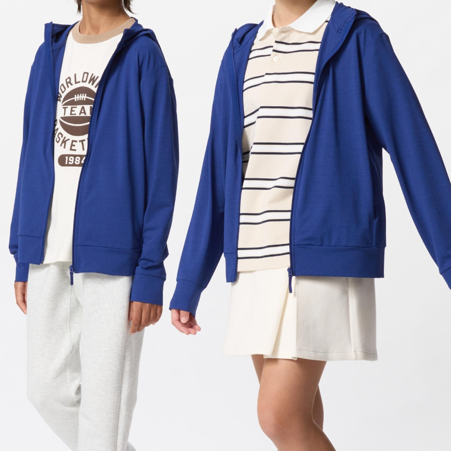 UNIQLO KIDS AIRism UV Protection Full-Zip Parka