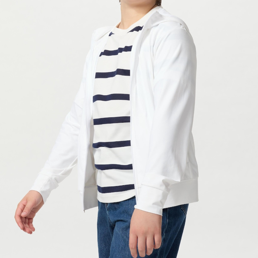 UNIQLO KIDS AIRism UV Protection Full-Zip Parka