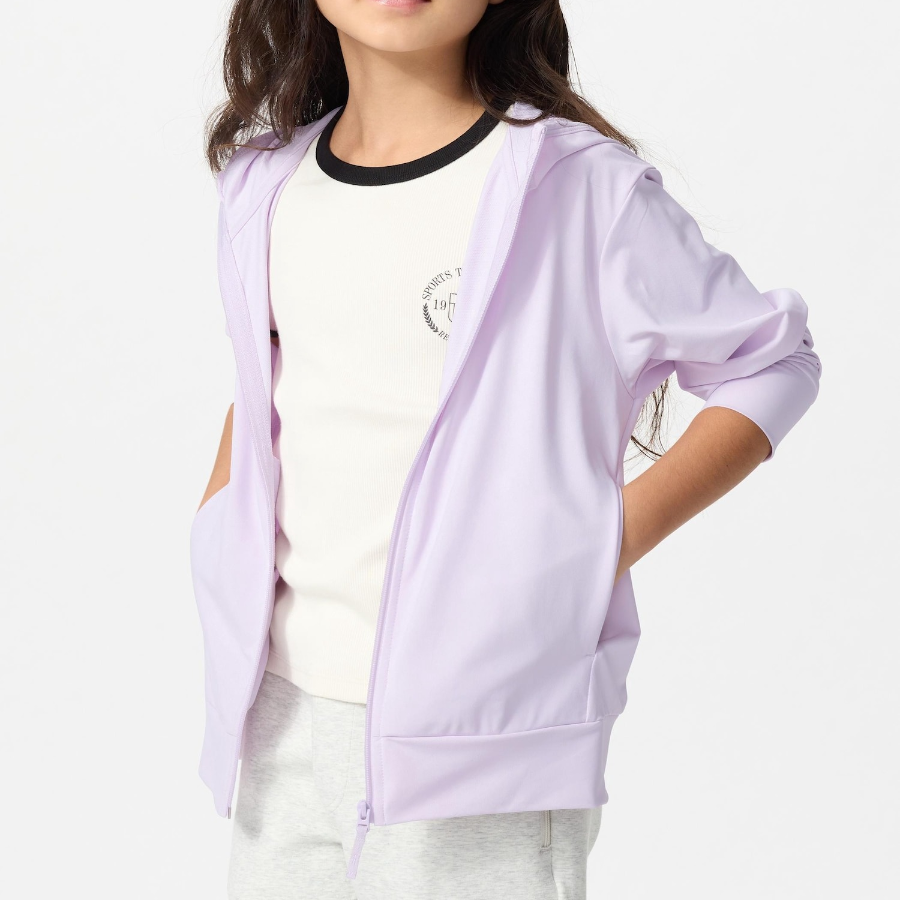 UNIQLO KIDS AIRism UV Protection Full-Zip Parka