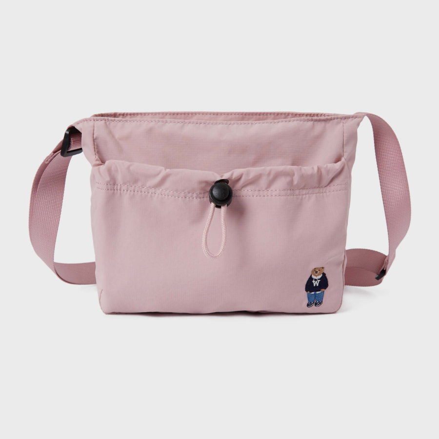 WHO.A.U Steve Nylon Drawstring Cross Bag