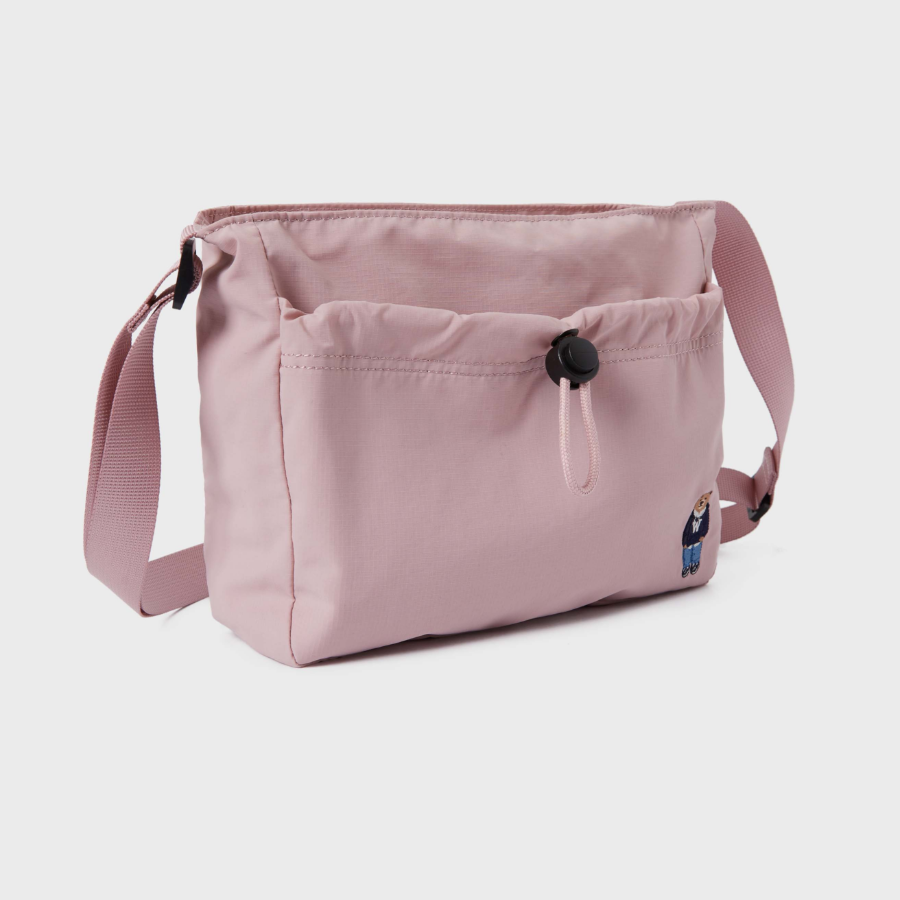 WHO.A.U Steve Nylon Drawstring Cross Bag