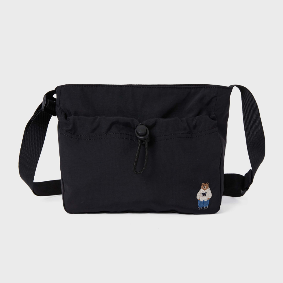 WHO.A.U Steve Nylon Drawstring Cross Bag