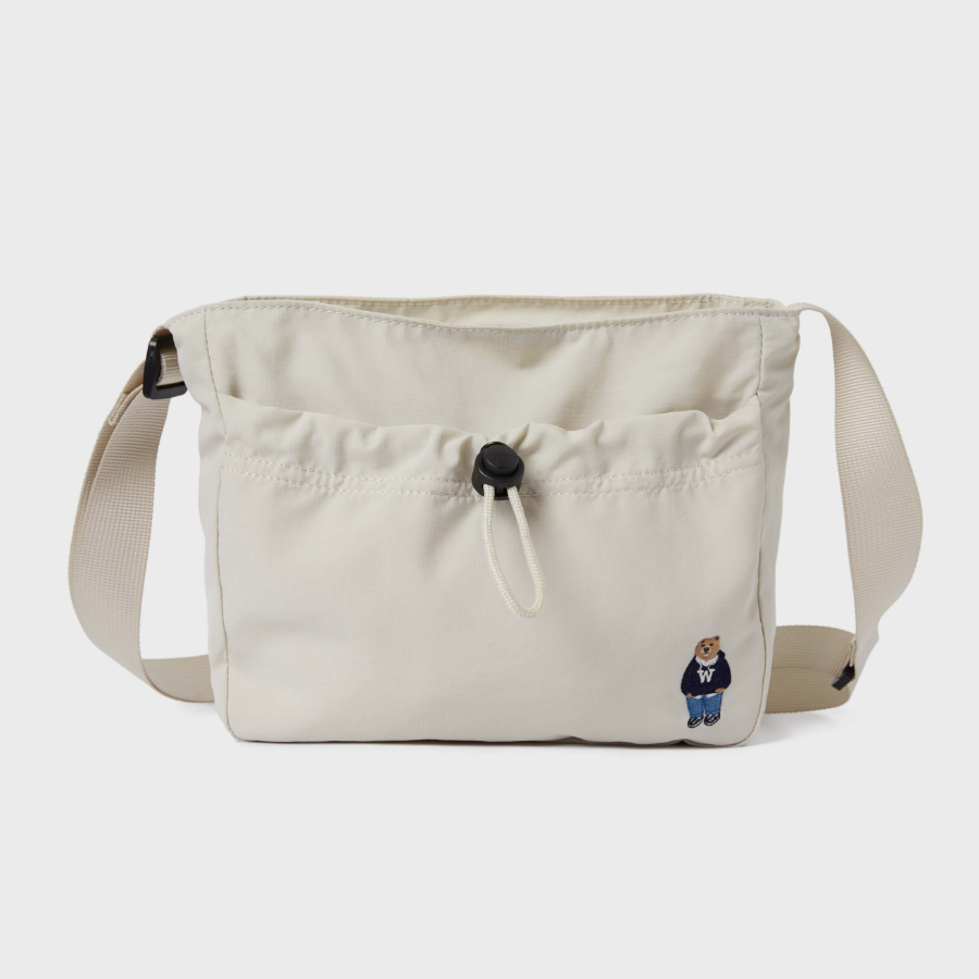 WHO.A.U Steve Nylon Drawstring Cross Bag