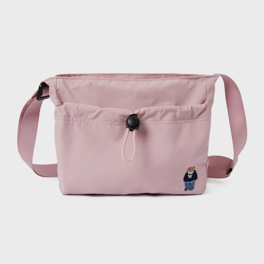 WHO.A.U Steve Nylon Drawstring Cross Bag