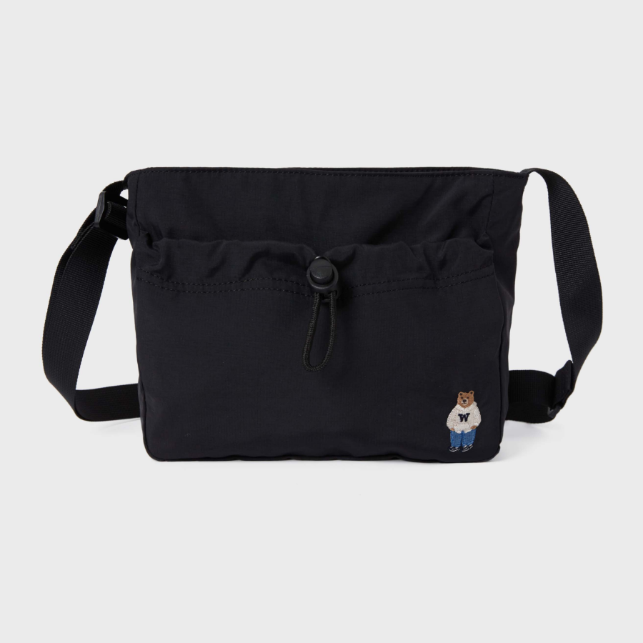 WHO.A.U Steve Nylon Drawstring Cross Bag