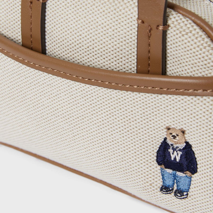 WHO.A.U Steve Canvas 2-Way Mini Bag