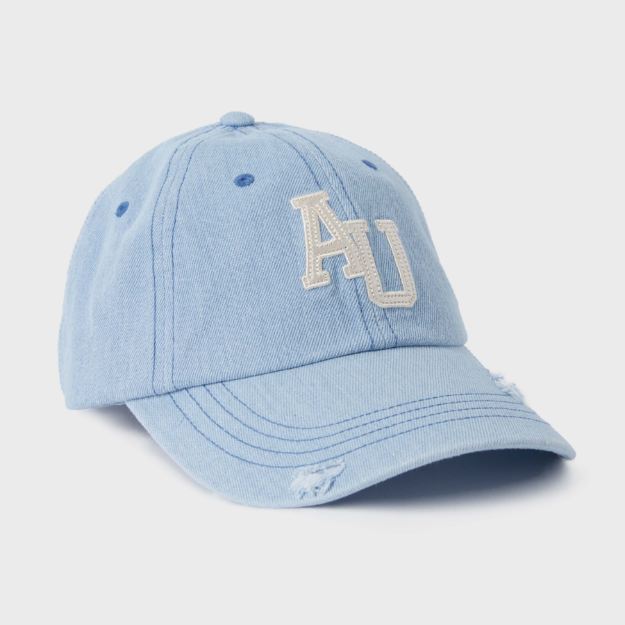 WHO.A.U Denim Washed Ball Cap
