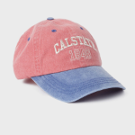 WHO.A.U Washed Colorblock Ball Cap