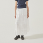 WHO.A.U — юбка Long Tiered Skirt