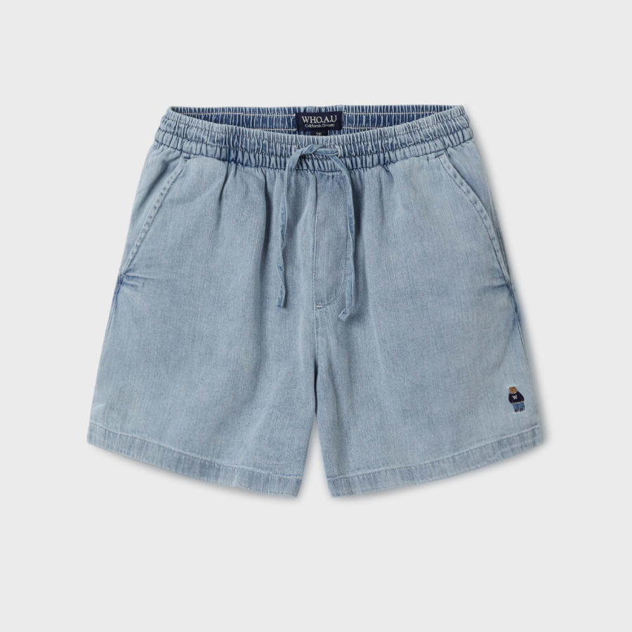 WHO.A.U — шорты Steve Denim Set-up Shorts (F)