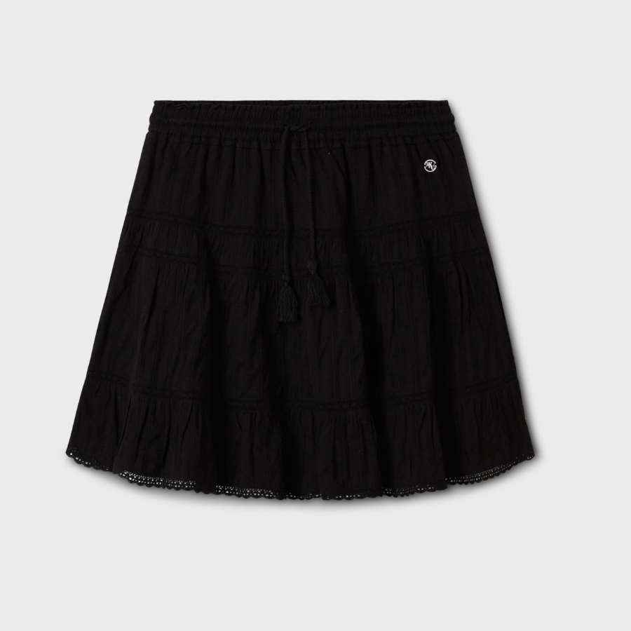 WHO.A.U — юбка Short Tiered Skirt