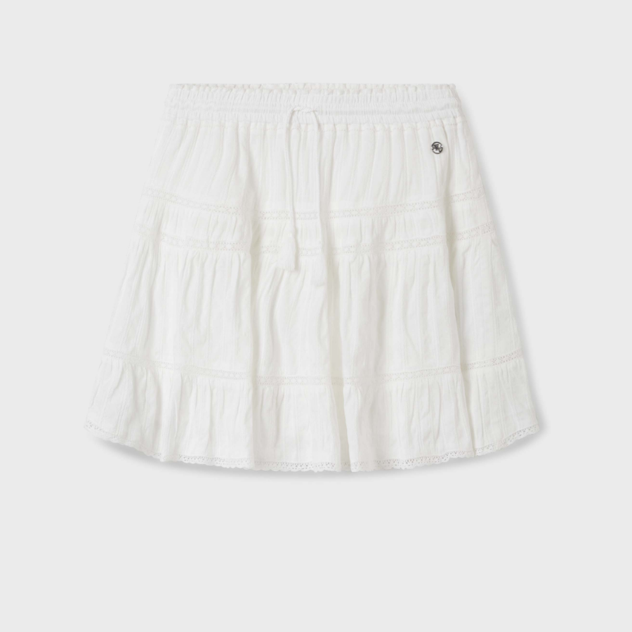 WHO.A.U — юбка Short Tiered Skirt