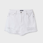 WHO.A.U — джинсовые шорты Destroyed Short Denim Shorts