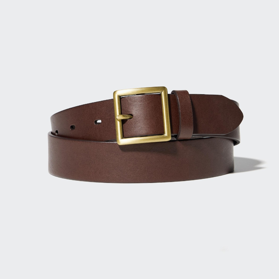 Uniqlo Italian Leather Garrison Belt