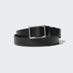 Uniqlo Italian Leather Slide Buckle Belt