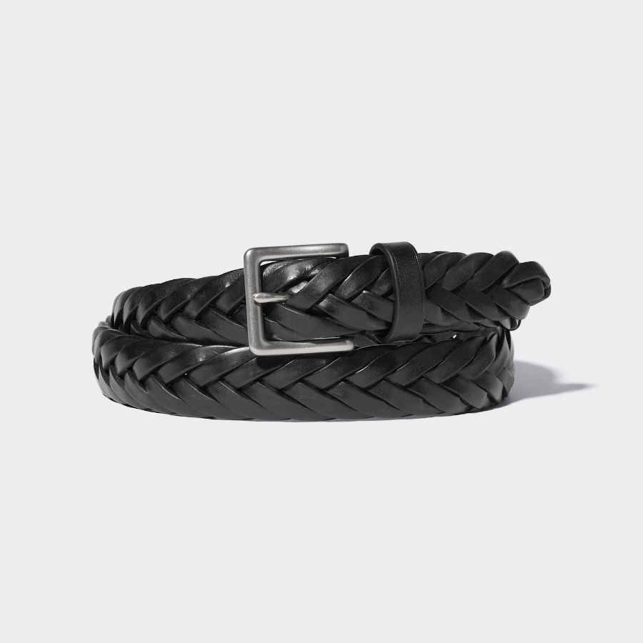 Uniqlo Leather Mesh Belt
