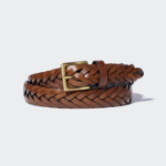 Uniqlo Leather Mesh Belt