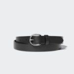 Uniqlo Italian Oiled Leather Narrow Belt