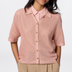 Uniqlo GU Lace Stitch Knit (Short Sleeve)